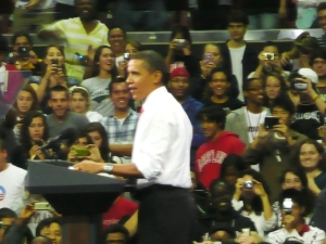 President Obama, University of Maryland, photo Susan Katz Miller