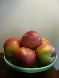 Rosh Hashanah Apples, photo Susan Katz Miller
